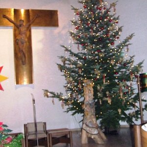 Unser Christbaum