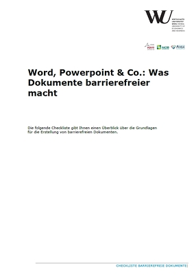 „Word, Powerpoint & Co.: Was Dokumente barrierefreier macht“