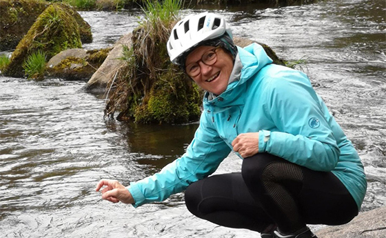 Lieselotte Fleischanderl hat einen eigenen Radpilgerweg konzipiert