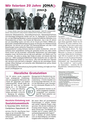 Wir feierten 20 Jahre JONA