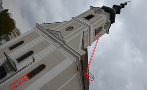 Vom Kirchturm eine Rutsche ins Leben