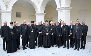 Begegnung der katholischen und orthodoxen Bischofskonferenz im Wiener Erzbischöflichen Palais